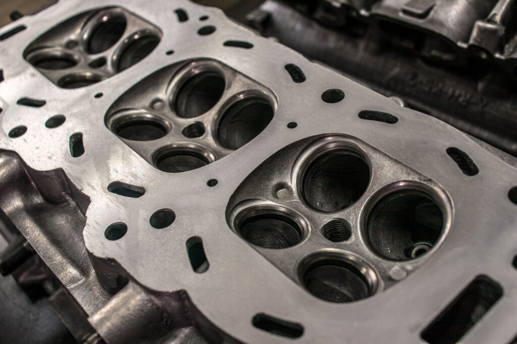 Disassembled,Car,Engine,Head