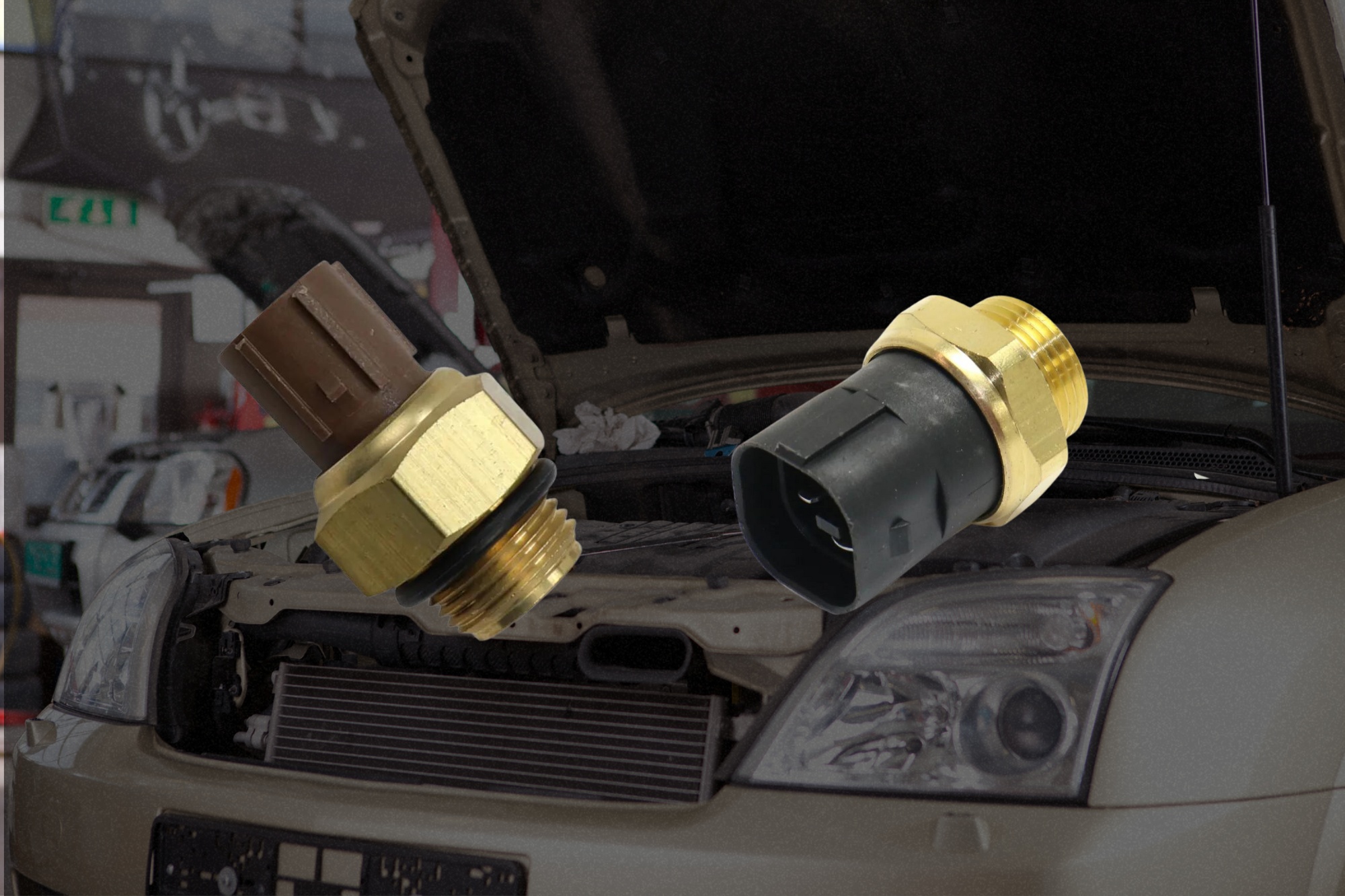 Where Is the Cooling Fan Switch Located? In The Garage with