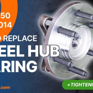 ford f 150 front wheel hub bearing and hub assembly replacement thumbnail