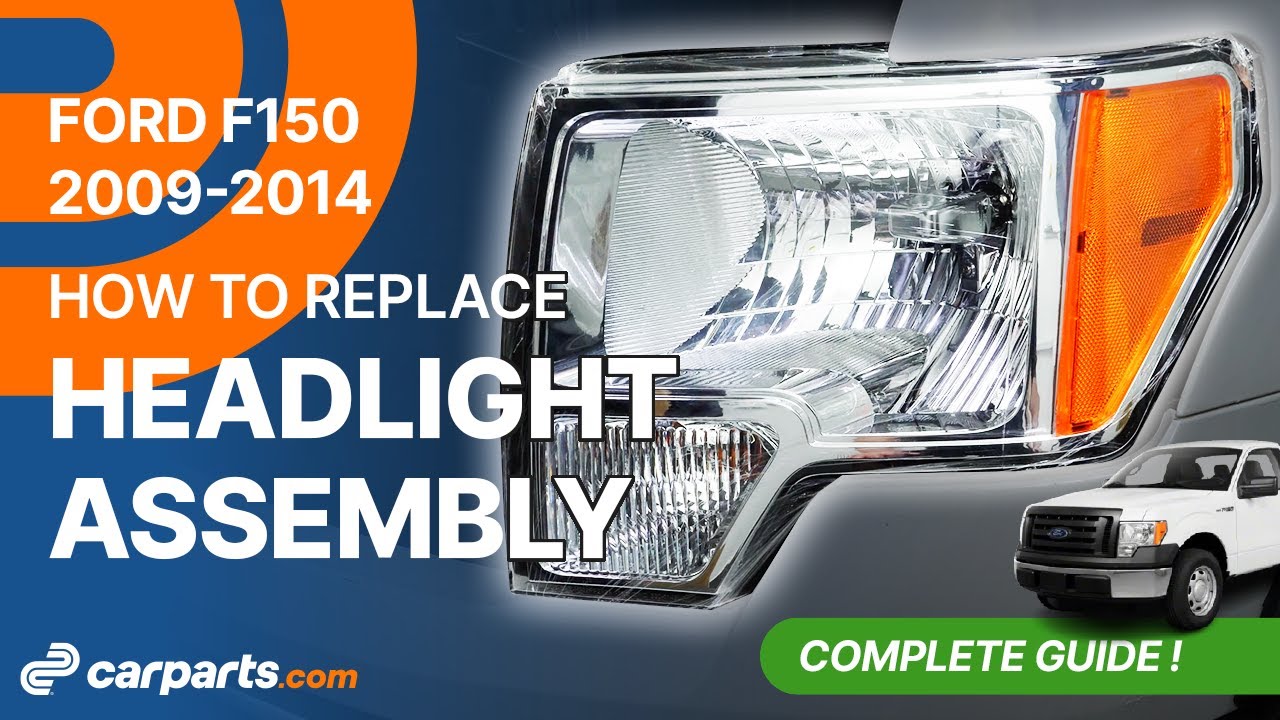 How to Replace Headlight Assembly 20092014 Ford F150 In The Garage