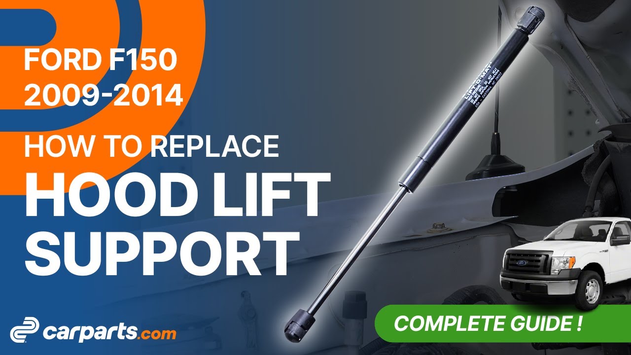 How to Replace Hood Lift Supports 20092014 Ford F150 In The Garage
