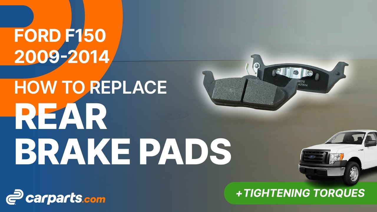 How to Replace Rear Brake Pads 20092014 Ford F150 In The Garage with