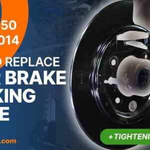 how to replace the rear brake backing plate 2009 2014 ford f150