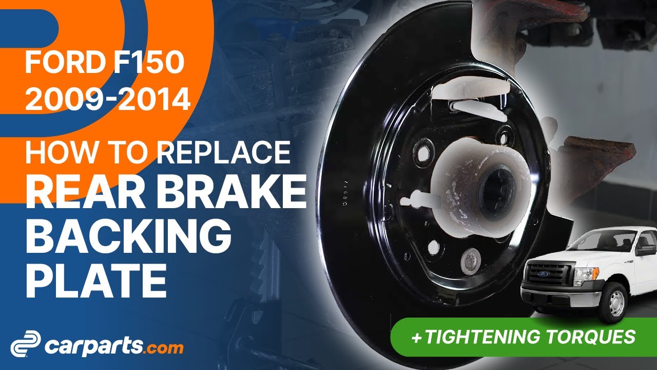How to Replace the Rear Brake Backing Plate 20092014 Ford F150 In