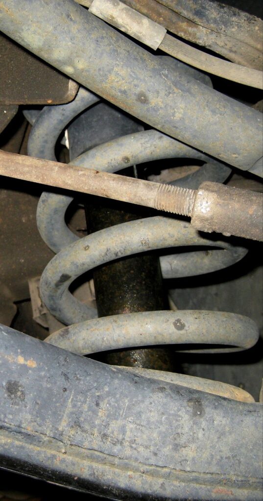 mist on the shock body
