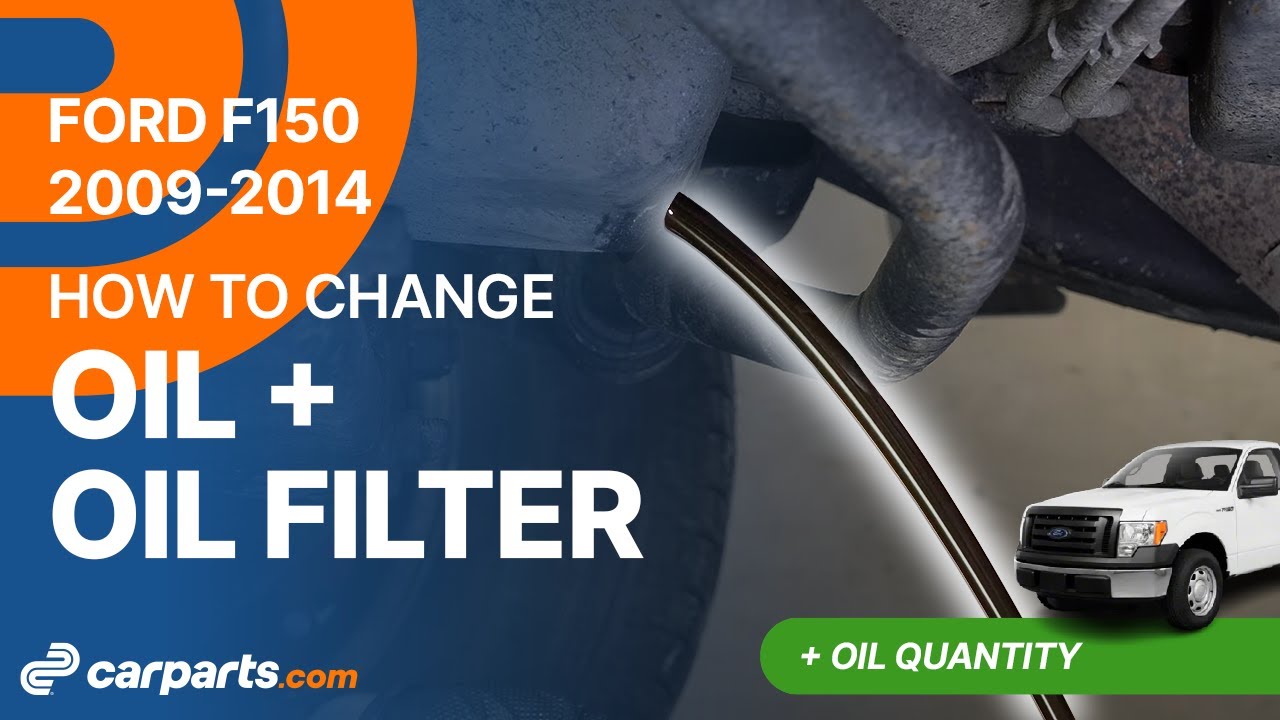 How to Change Oil and Oil Filter 20092014 Ford F150 In The Garage with