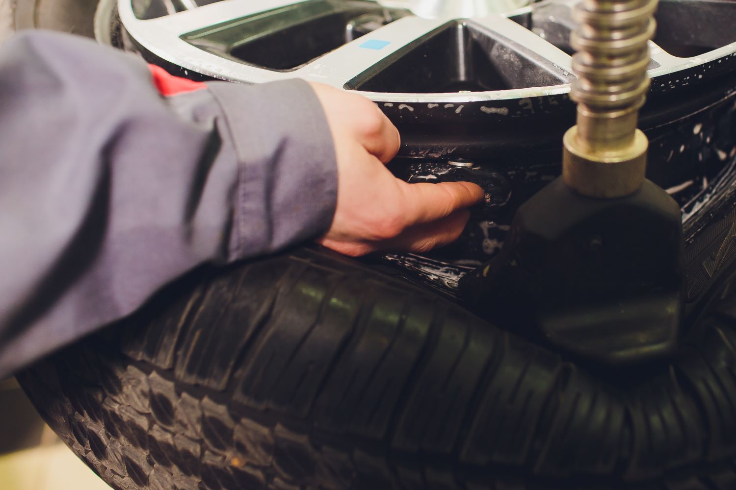 Where Is the Tire Pressure Sensor Located? In The Garage with