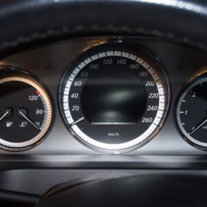 close up shot of an instrument cluster