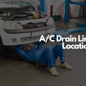 car ac drain line location