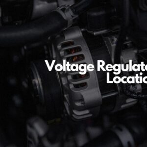 car voltage regulator location