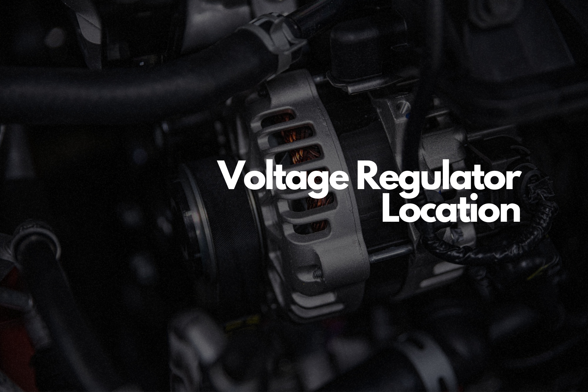 Where is the Voltage Regulator Located on an Alternator? In The