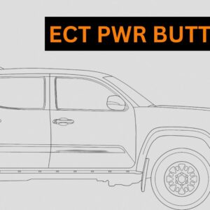 ect pwr button with toyota tacoma vector thumbnail
