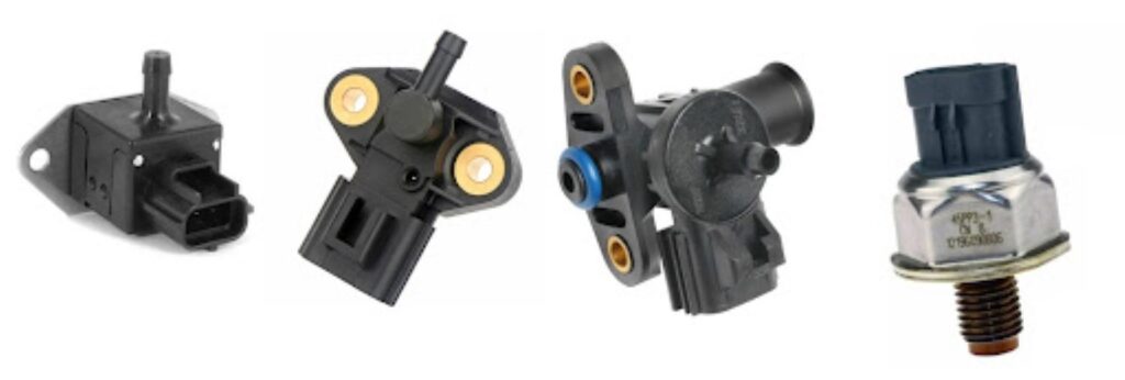 different automotive fuel pressure sensors