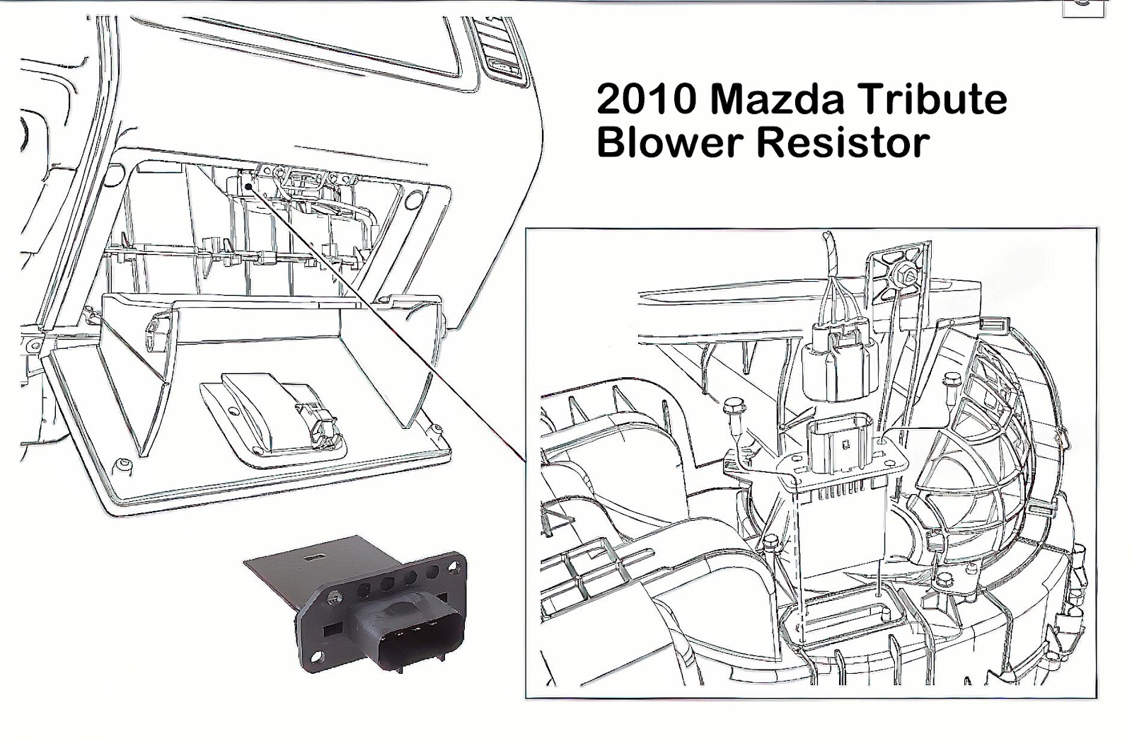 Where Is the Blower Motor Resistor Located? In The Garage with