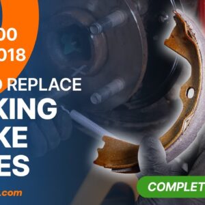 how to replace the parking brake shoes 2009 2018 dodge ram 1500