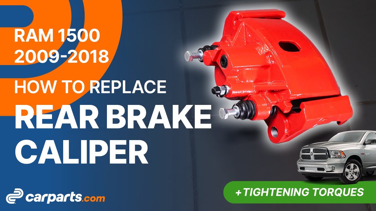 How to replace Rear Brake Calipers 20092018 Dodge RAM 1500 In The