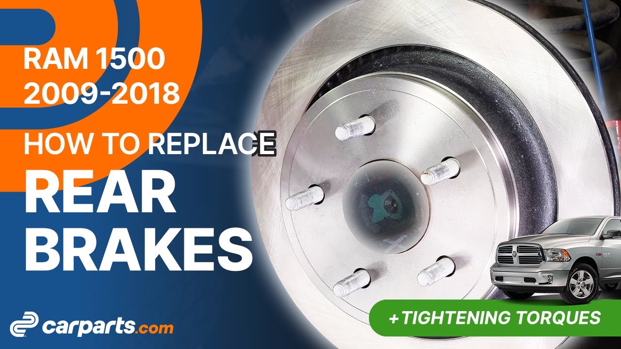 How to Replace Rear Brakes 20092018 Dodge RAM 1500 In The Garage