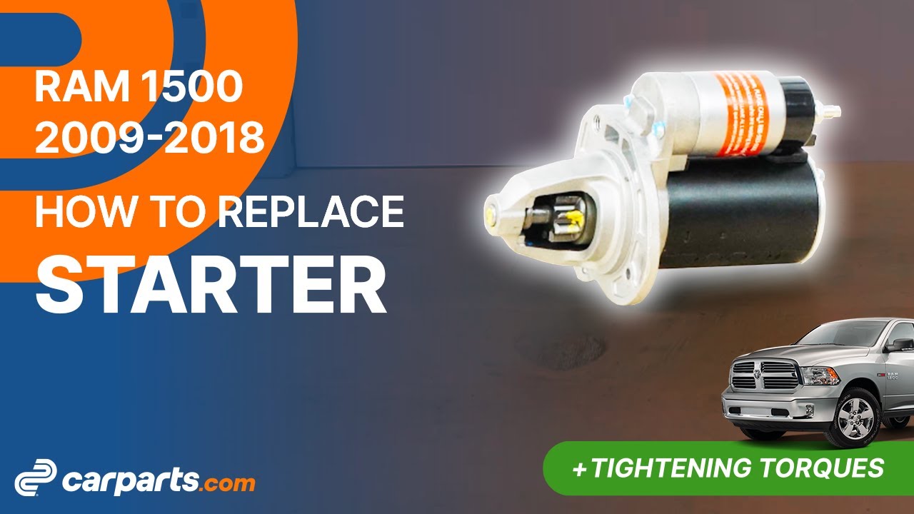 How to Replace Starter 20092018 Dodge RAM 1500 In The Garage with