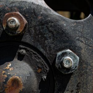 bolts in a car wheel