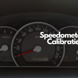 speedometer calibration explained