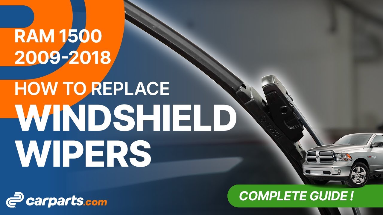 How to Replace Windshield Wiper Blades 20092018 Dodge RAM 1500 In