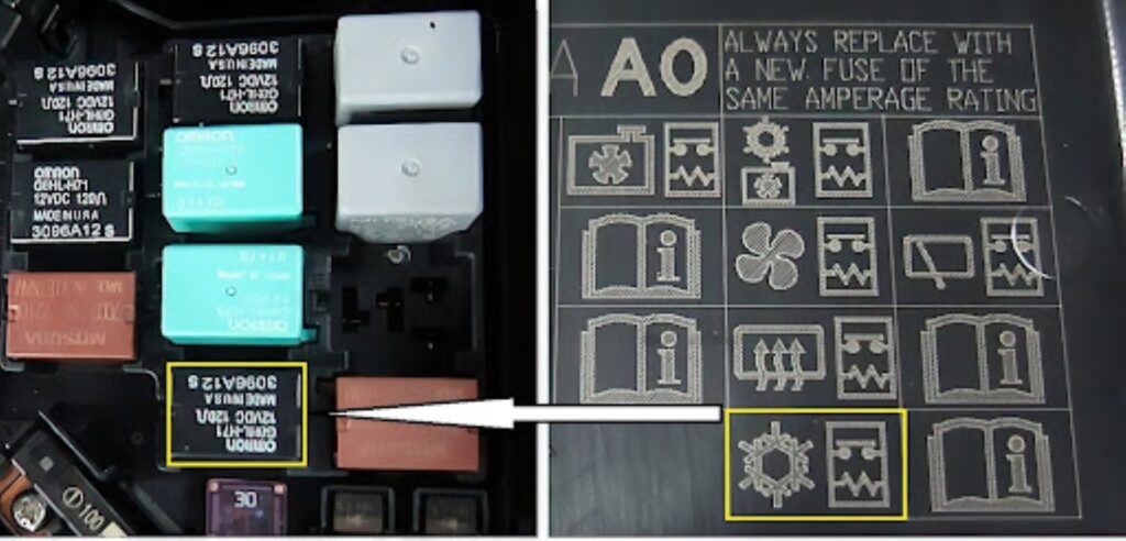 sample of ac relay labels