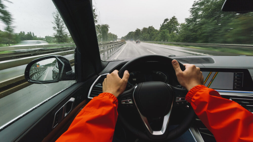 car cruise control in rain