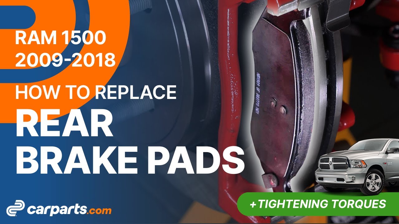 How to Replace Rear Brake Pads 20092018 Dodge RAM 1500 In The