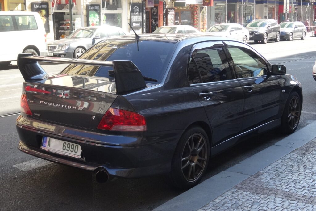 image of a mitsubishi evolution vii