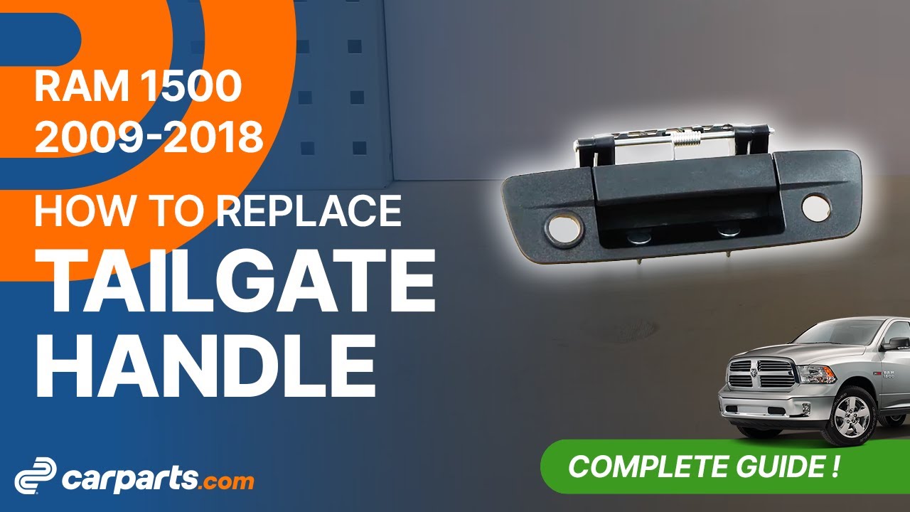 How to Replace Tailgate Handle 20092018 Dodge RAM 1500 In The