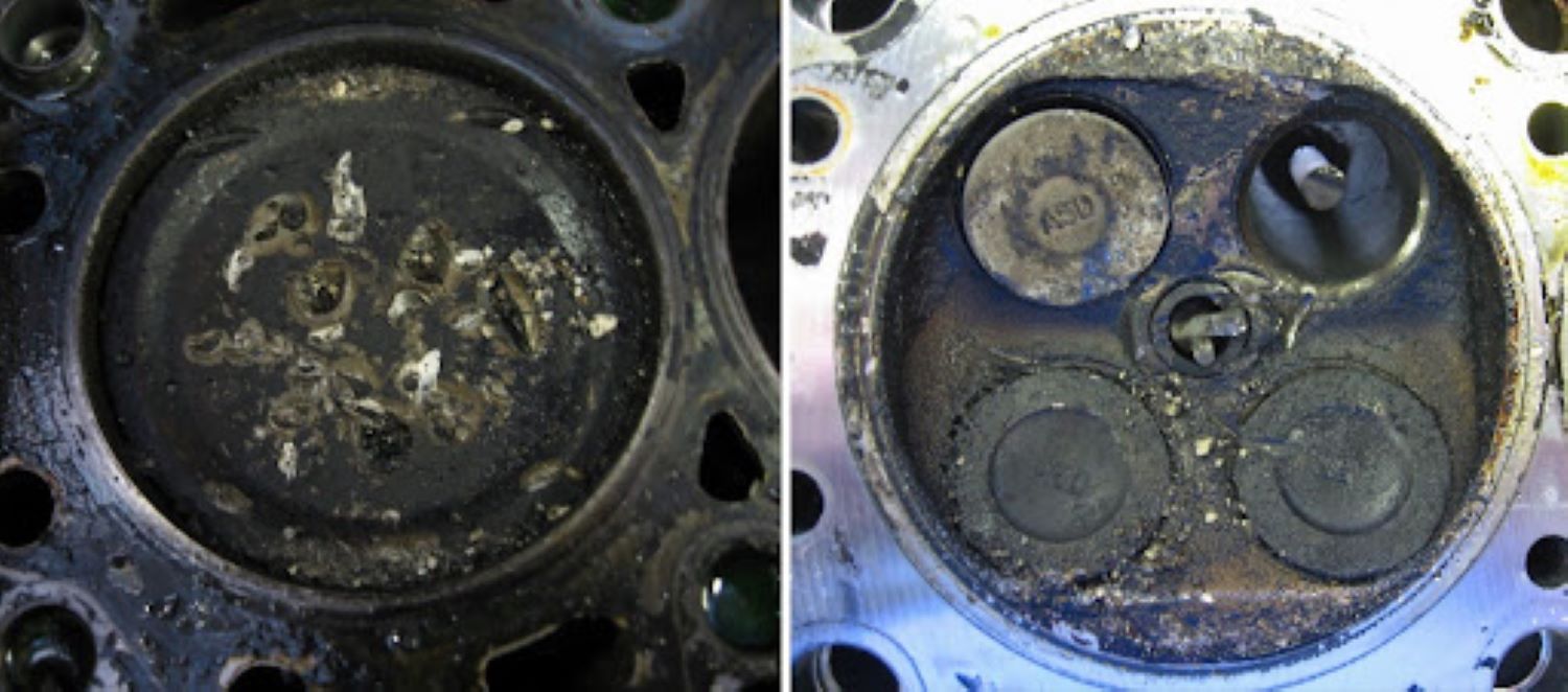 What are interference engines in the garage with carparts