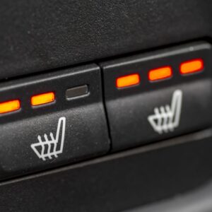 heated seat button