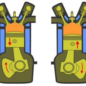 2 stroke engine illustration