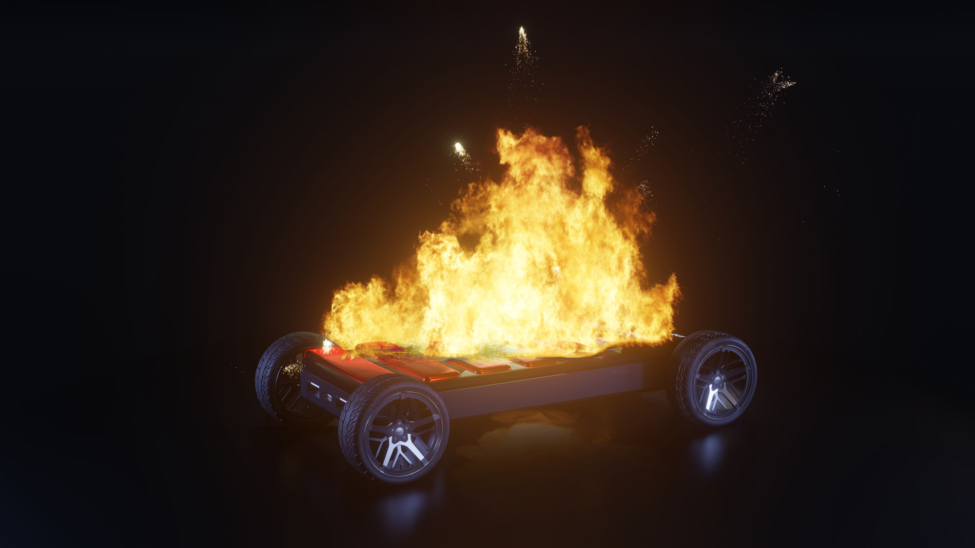 Electric Car Fires Are EVs More Susceptible to Catching Fire? In The