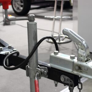 hitch jack of a trailer