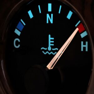 high car temperature gauge