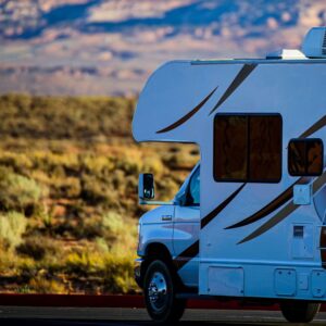 parked recreational vehicle