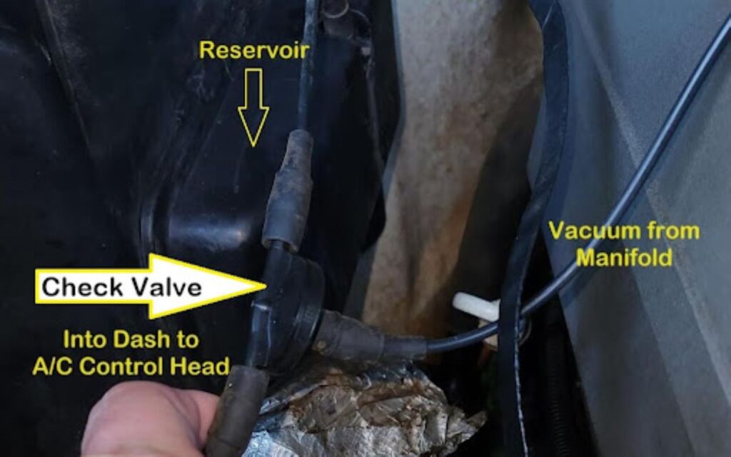 sample of a car check valve