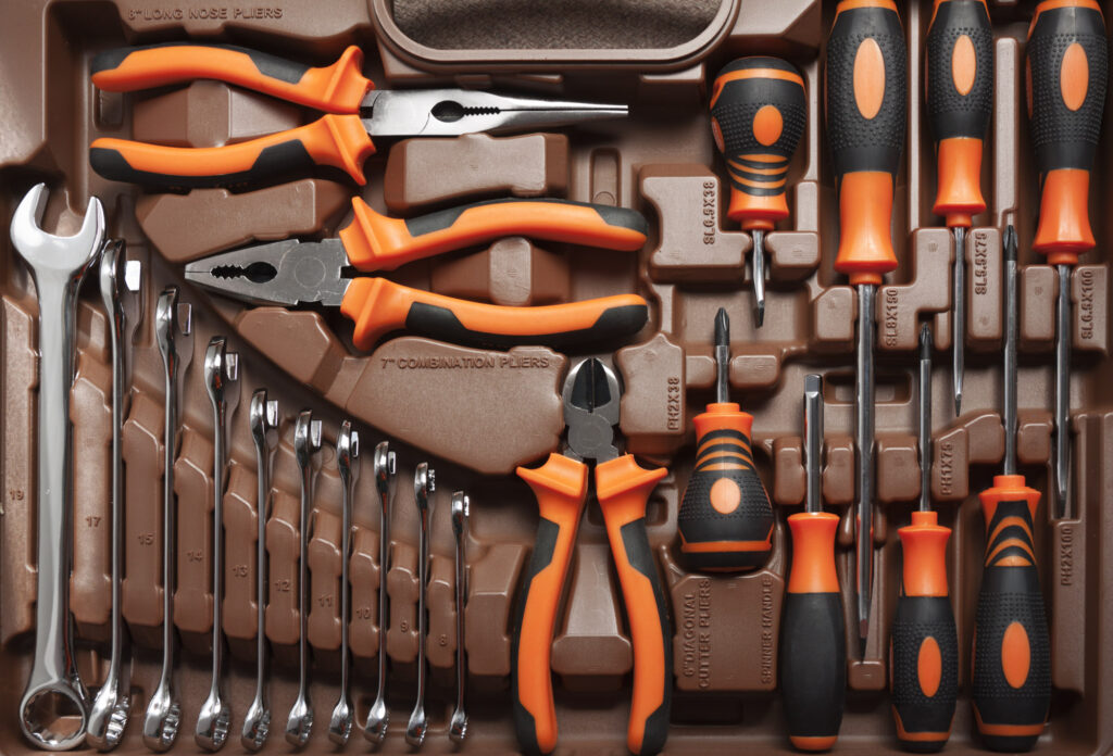 car tool gift pliers and screwdriver