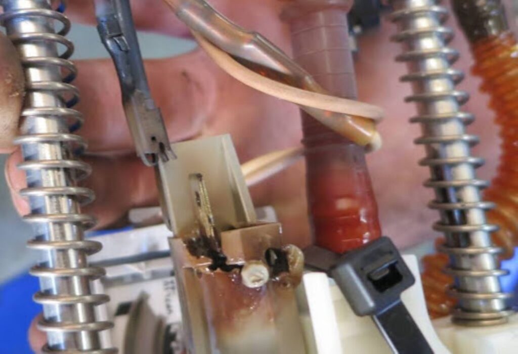 image of a damaged ford expedition fuel pump