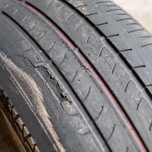 deteriorating tire