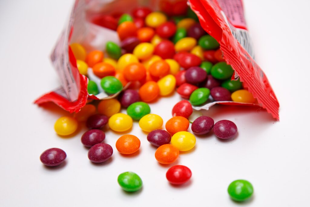 a pack of candies
