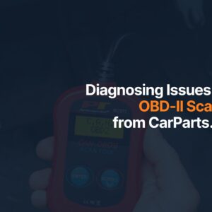 checking car issue with obd scanner from carparts