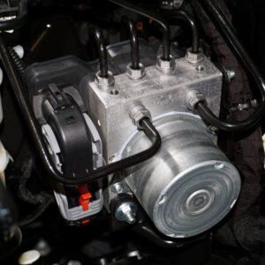 close up shot of a car abs module
