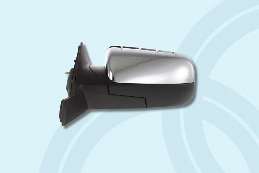 image of a chrome mirror