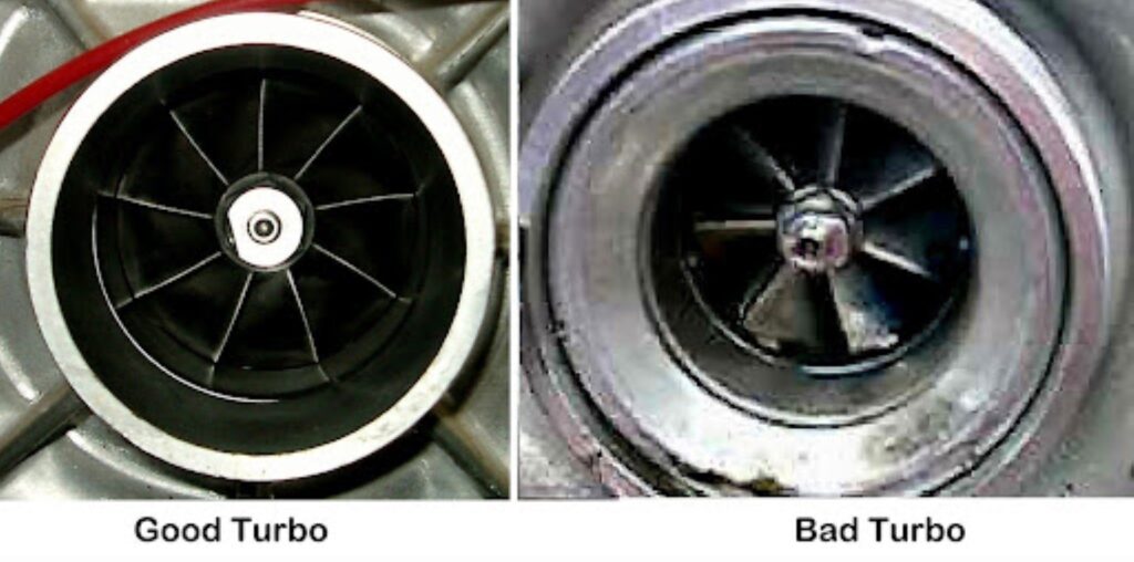 comparison image of a good and bad turbo