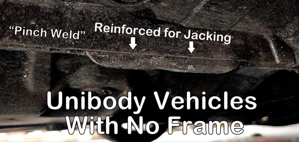 refer to manual on where to put jack stand