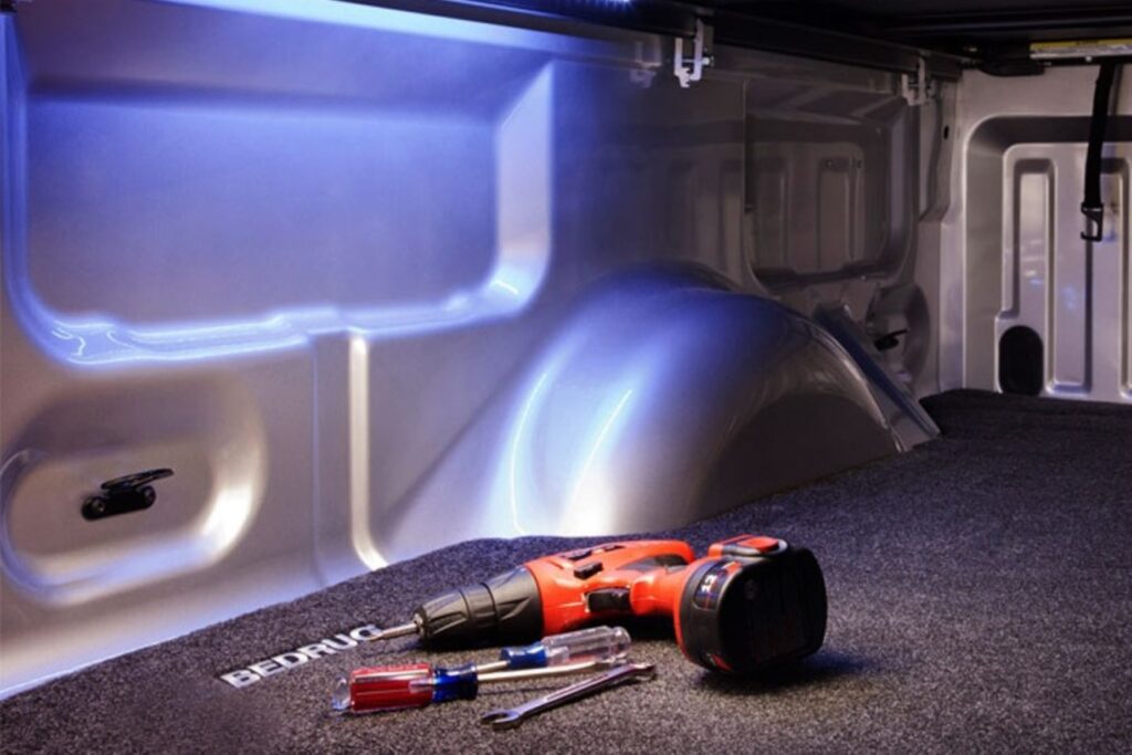 truxedo truck bed light, bedrug, and other automotive tools
