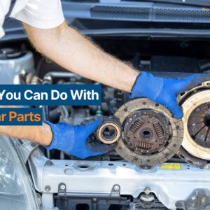what to do with old car parts