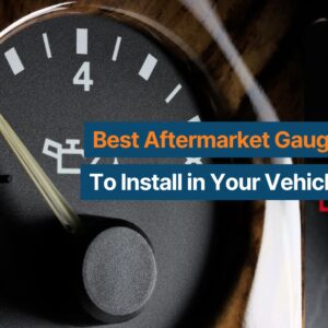 close up shot of a car tachometer